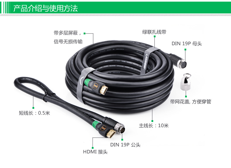 沐鸣2 HD125 HDMI线工程装修线