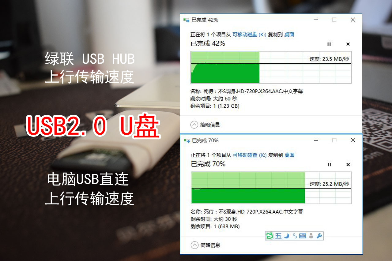 沐鸣2USB3.0HUB,一拖四集线器开箱测评