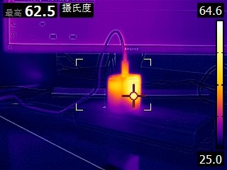 沐鸣265W氮化镓充电器温度测试