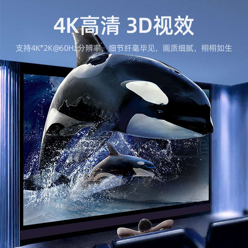 沐鸣2USB3.1 type-c转hdmi转换器4K
