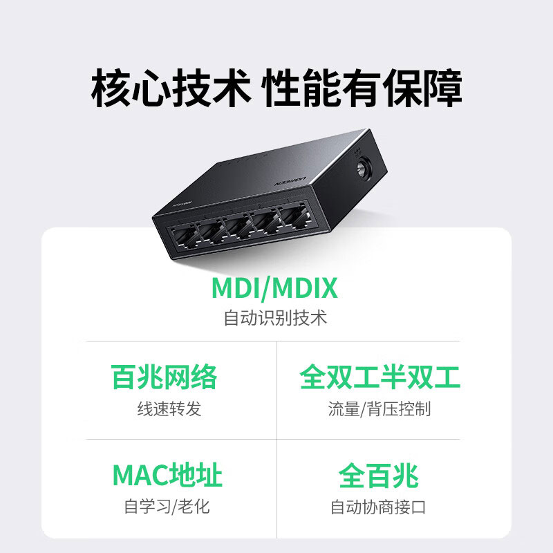 沐鸣2五口百兆交换机