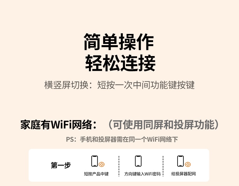 chooer 无线投屏器 短视频大屏观看