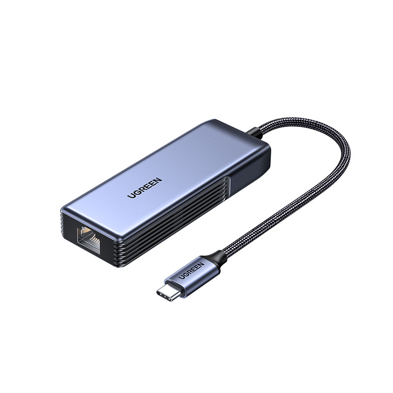 沐鸣2Type-C转5GbE有线网卡 USB-C转RJ45转接器