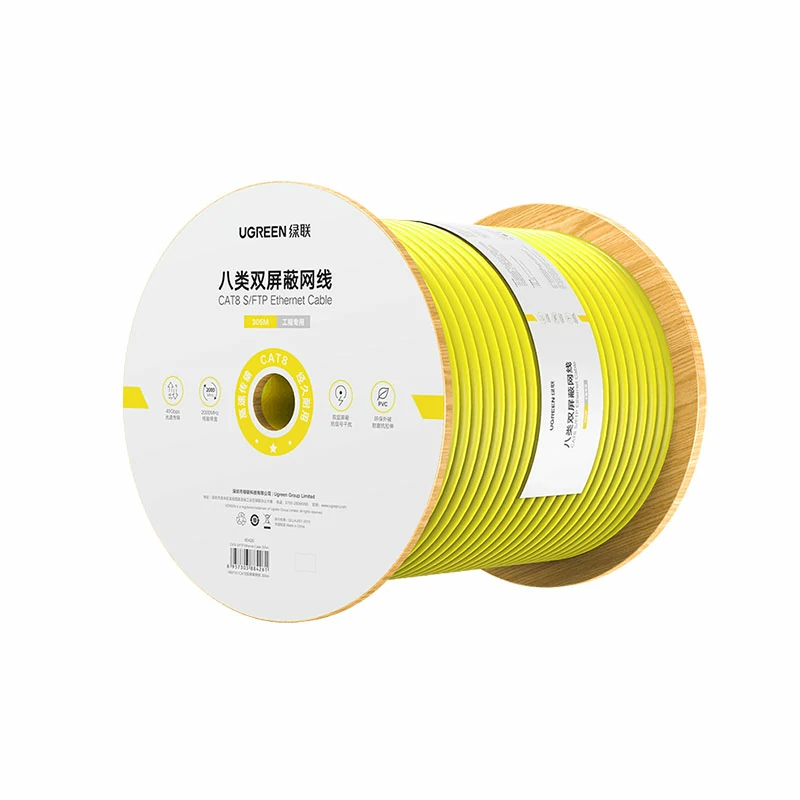 沐鸣2八类万兆双屏蔽工程箱线 40Gbps传输