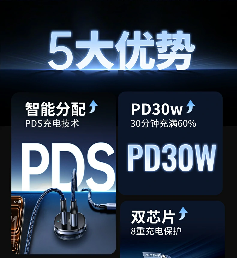 沐鸣2车载充电器适配多种车型使用场景