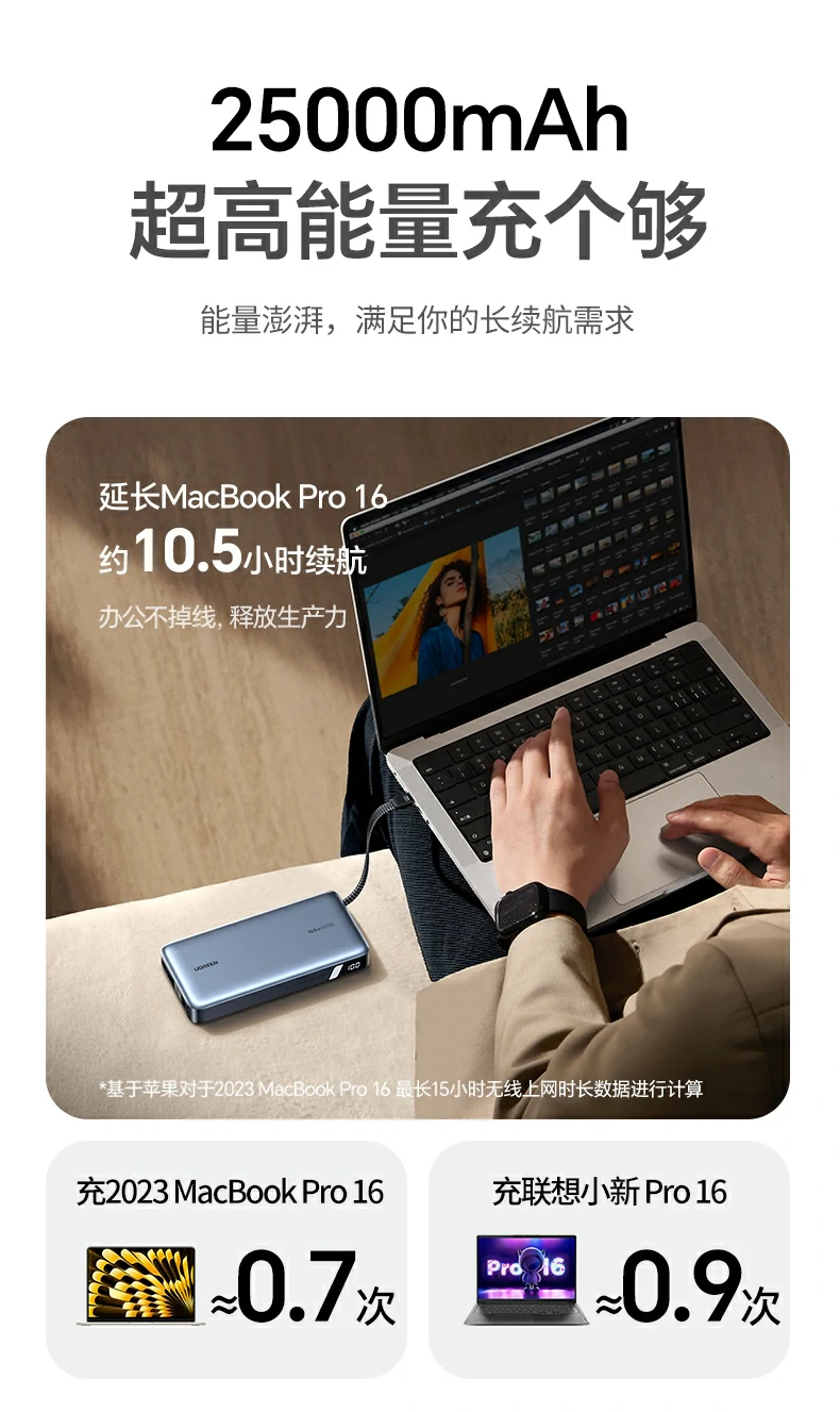 沐鸣2PB552 大容量可多次为手机笔记本补能