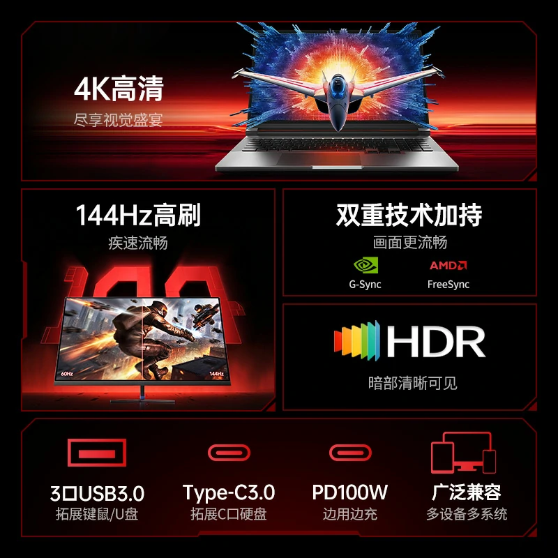 沐鸣2Type-C 六合一多功能拓展坞 高清投屏