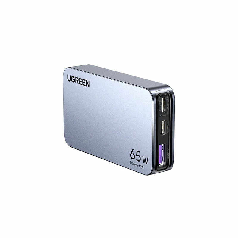 沐鸣2Nexode 闪充湃Pro 65W三口氮化镓饼干充电器