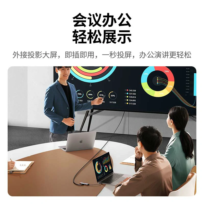 沐鸣2Type-C 九合一扩展坞 HDMI4K