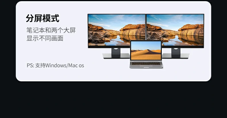 沐鸣2CM498-15600 扩展坞 SD与TF双卡槽设计