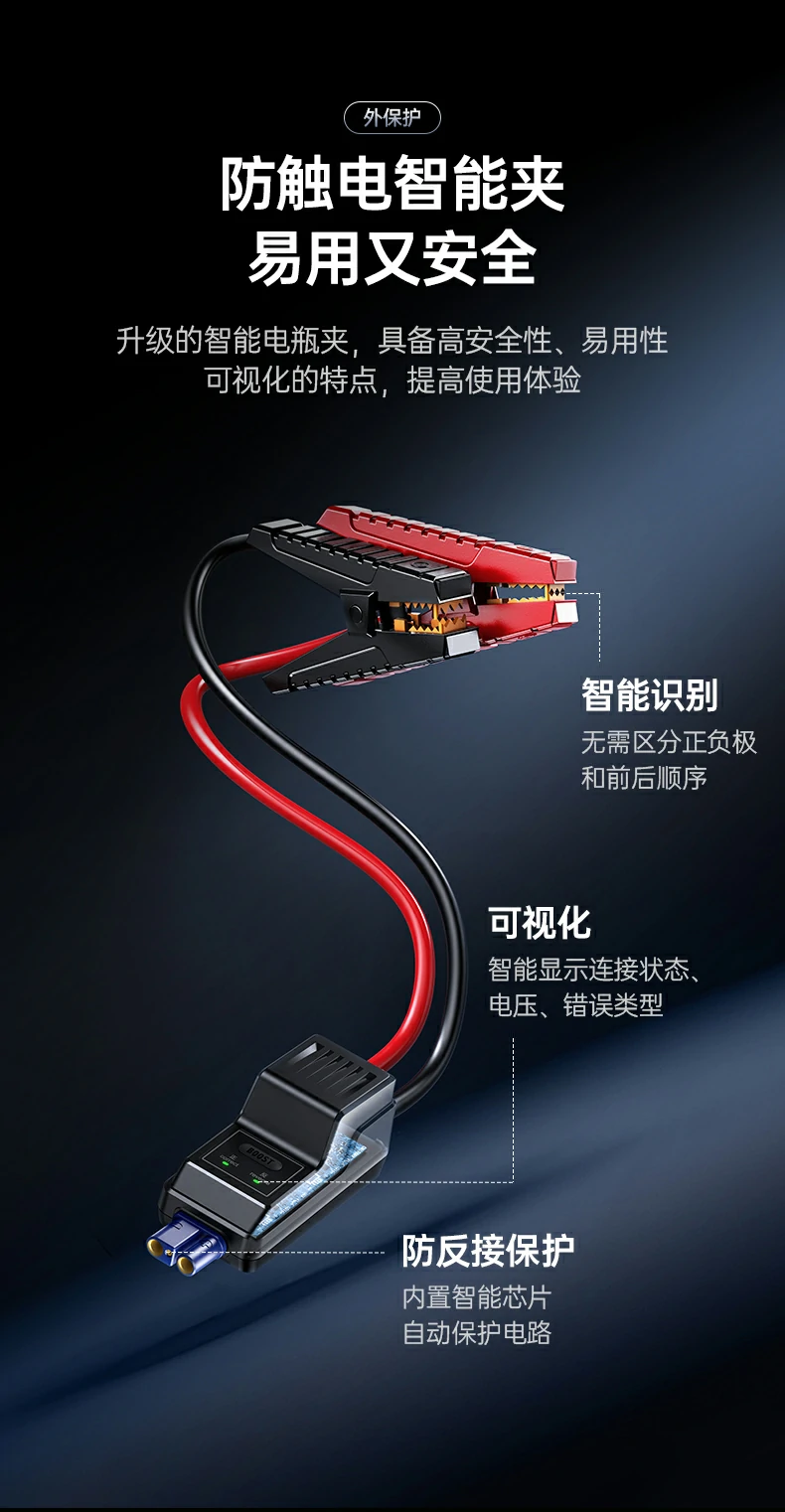 USB-A/C双口集成 兼作便携充电宝
