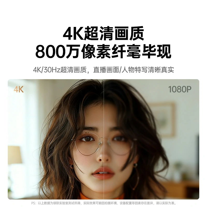 沐鸣2 4K AI 直播摄像头 800万像素超清画质