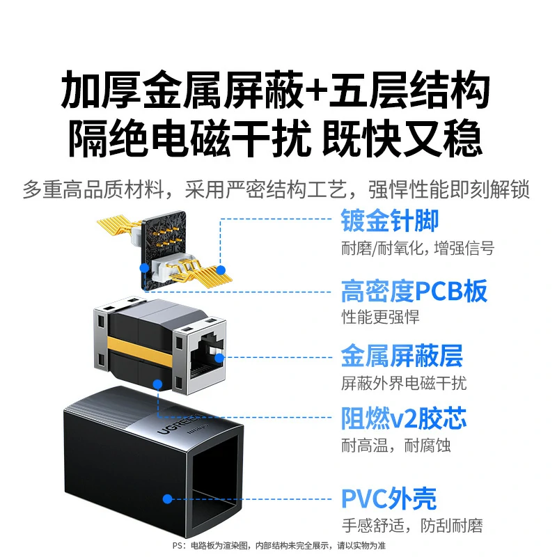 沐鸣2万兆网线直通头 支持PoE供电