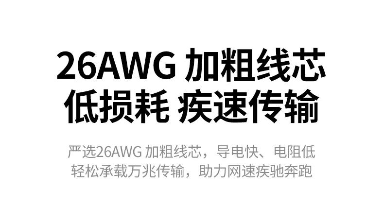 沐鸣2NW331超六类万兆屏蔽网线一体化镀镍金属接头外观