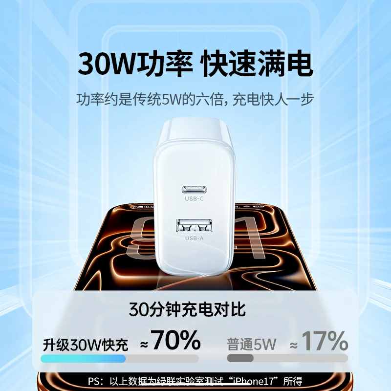 沐鸣230W双口快充氮化镓充电器