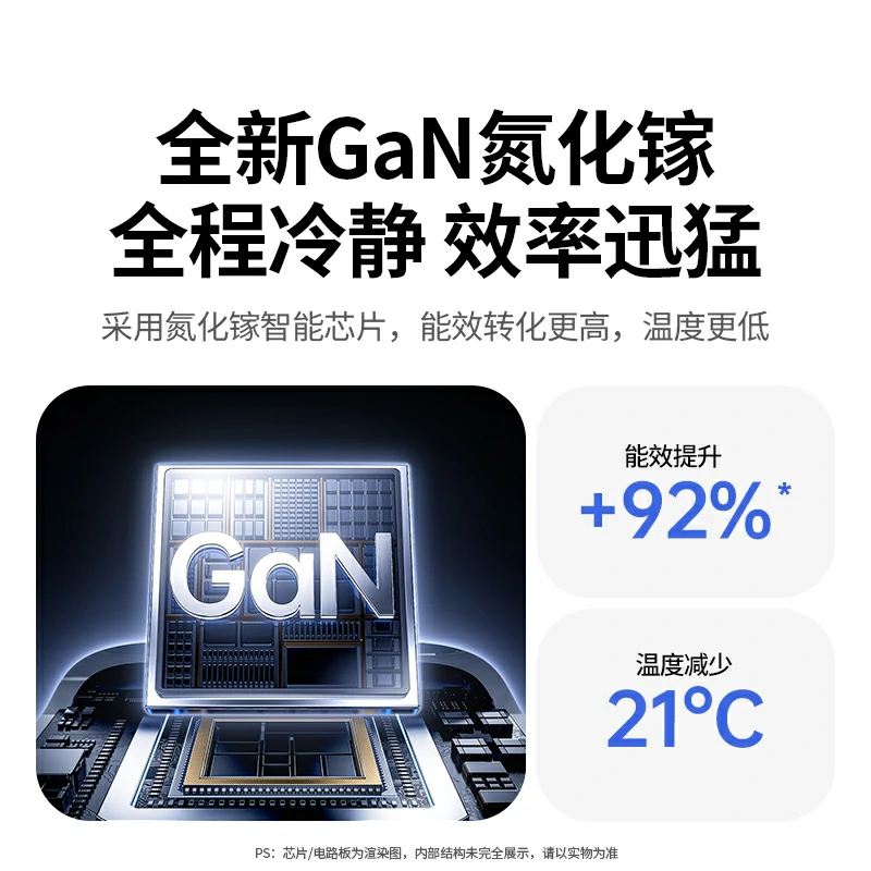 沐鸣245W双口Type快充氮化镓充电器