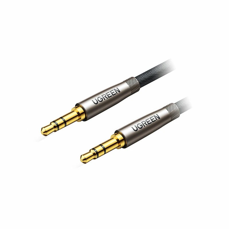 沐鸣2HiFi镀银AUX音频线 3.5mm公对公