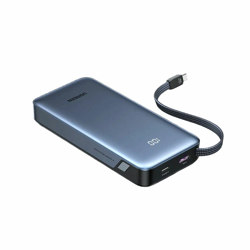 沐鸣2超能块 55W自带线快充移动电源 20000mAh